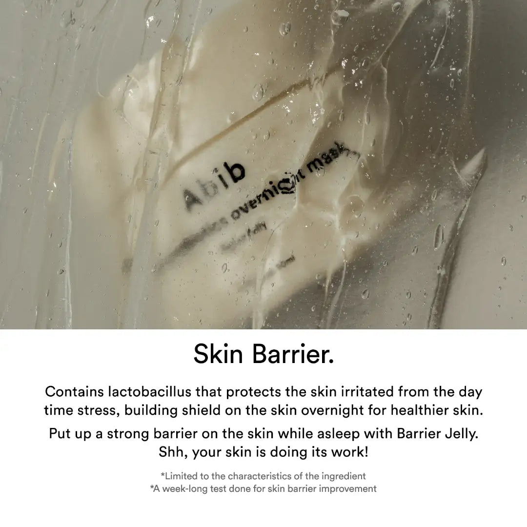 Abib Rice Probiotics Overnight Mask Barrier Jelly Abib rijstprobiotica overnight masker-gel met aanbrenglaag