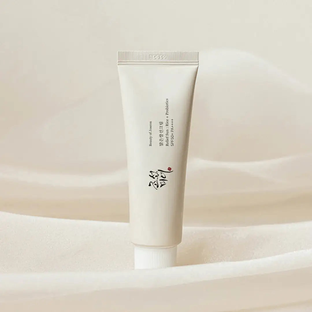 Beauty of Joseon Relief Sun Rice Probiotics - SPF50+/PA++++ Relief Sun Rice Probiotics zonnebrandcrème tube in lichte witte tint