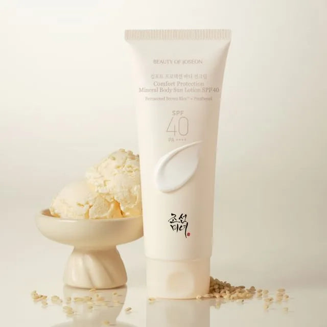 Beauty of Joseon Comfort Protection Body Sunscreen SPF 40 met Fermented Brown Rice - minerale zonnebrand voor dagelijks gebruik