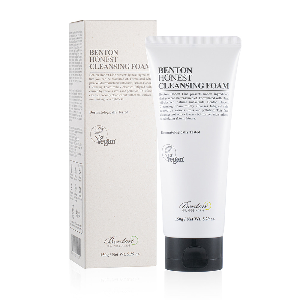 Benton Honest Cleansing Foam Packaging
