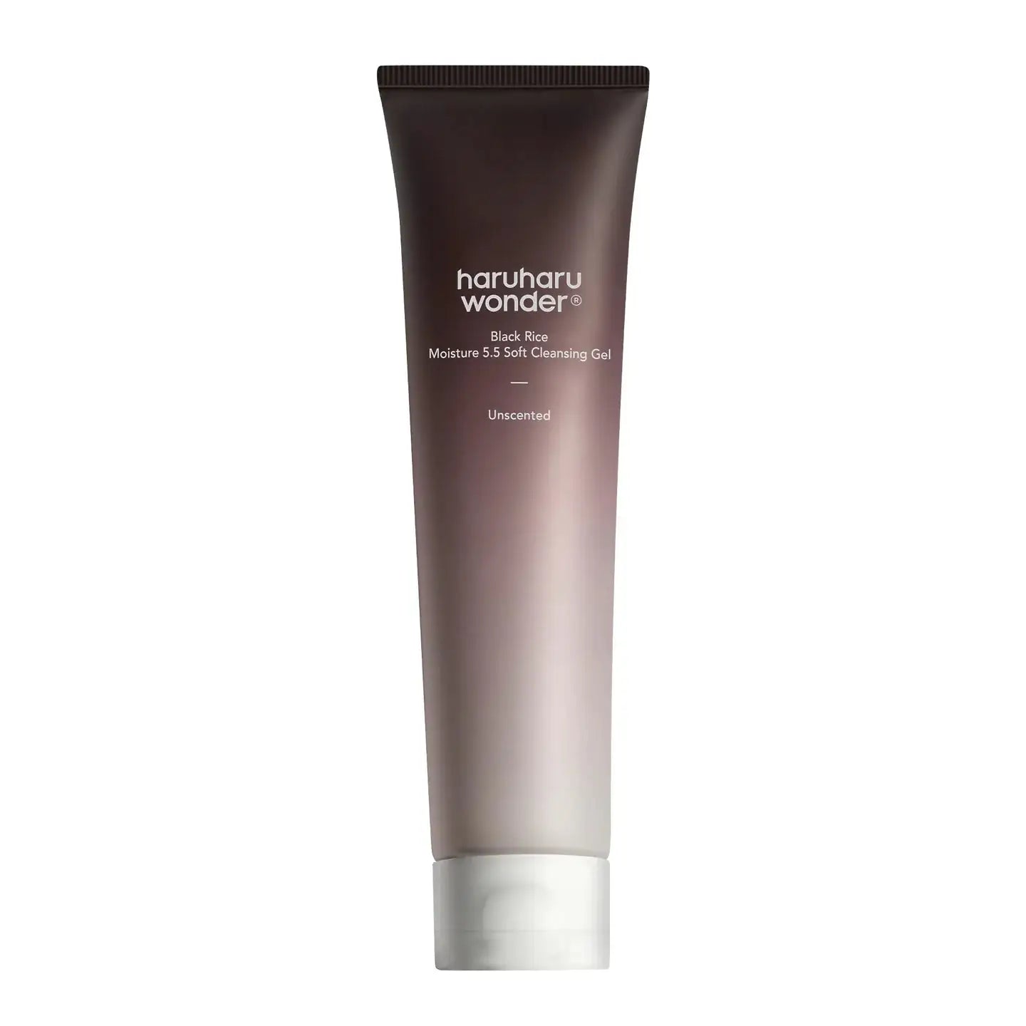 Haruharu WONDER Black Rice Moisture 5.5 Soft Cleansing Gel Haruharu Wonder Black Rice reinigingsgel in donkerbruine tube met witte dop