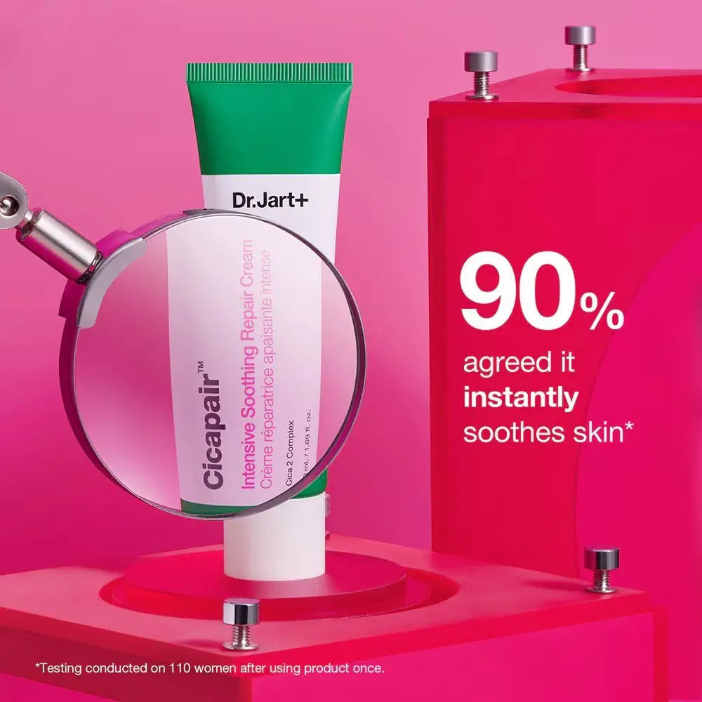 Dr. Jart+ Cicapair Intensive Soothing Repair Cream Gezichtscrème-tube Dr.Jart+ Cicapair met groene dop, recht van voren