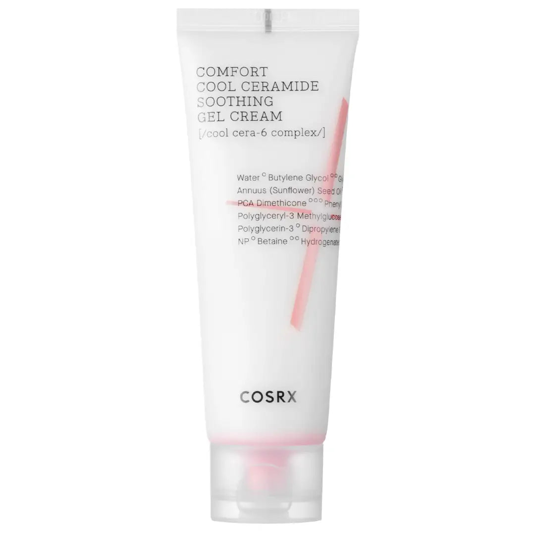 COSRX gel-crème in witte tube met roze accent en etiket
