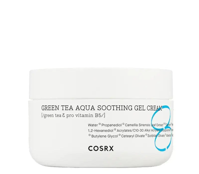 COSRX gelcrème in wit potje met lichtgroene crème