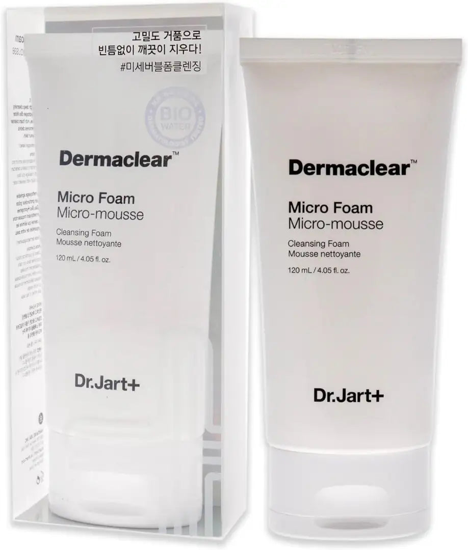 Dr. Jart+ Dermaclear Micro Foam Cleanser Gezichtsreinigingsschuim Dermaclear in witte tube en doos, Micro Foam Dr.Jart+