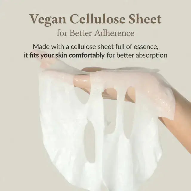 Vegan cellulosen sheetmask van Dr.Althea 345 Relief-crème mask met transparante essence