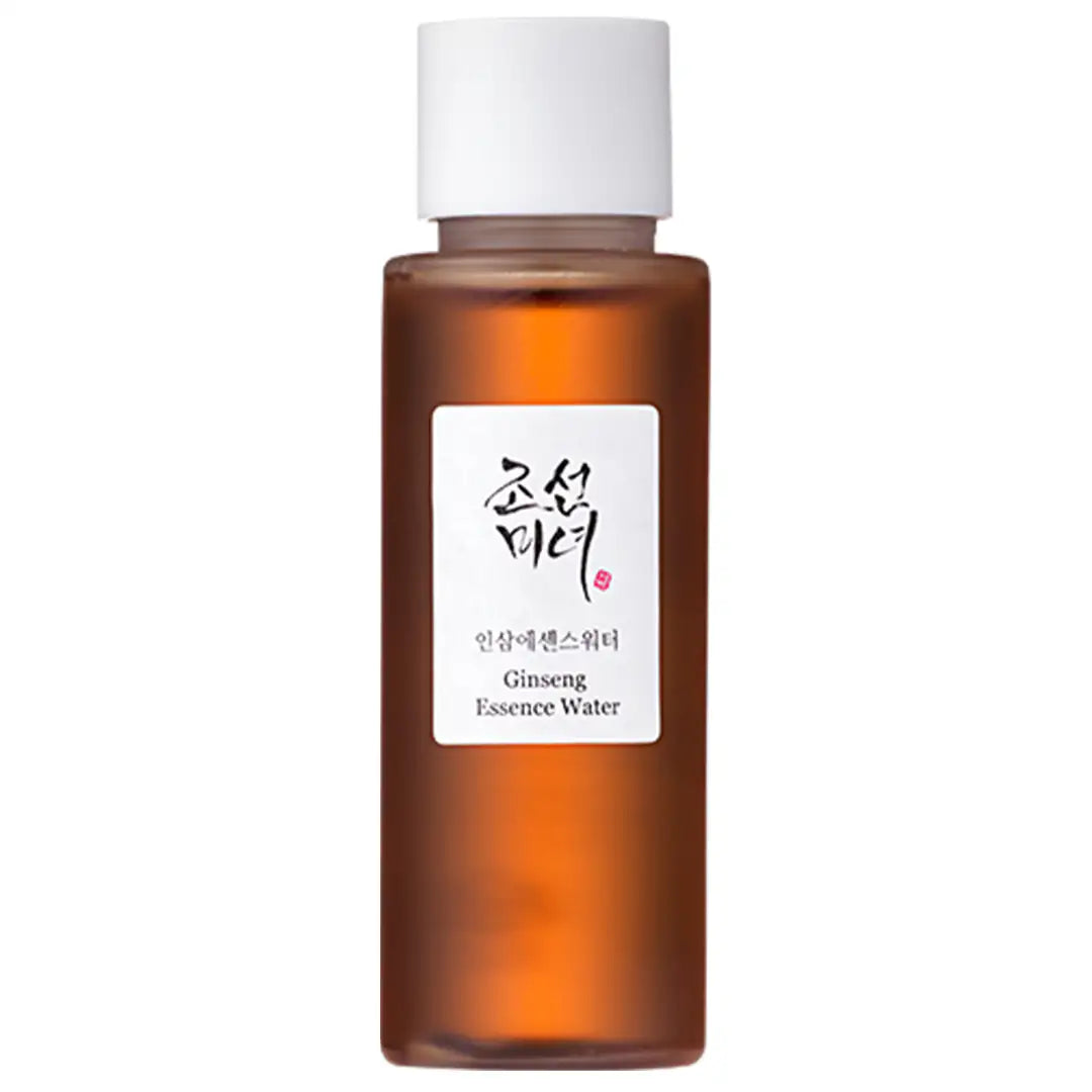 Beauty of Joseon Ginseng Essence Water Ginseng-essencewaterflesje met witte dop en bruine transparante vloeistof