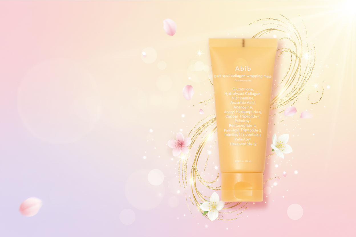 K-Skincare Banner Achtergrond - Abib Mask