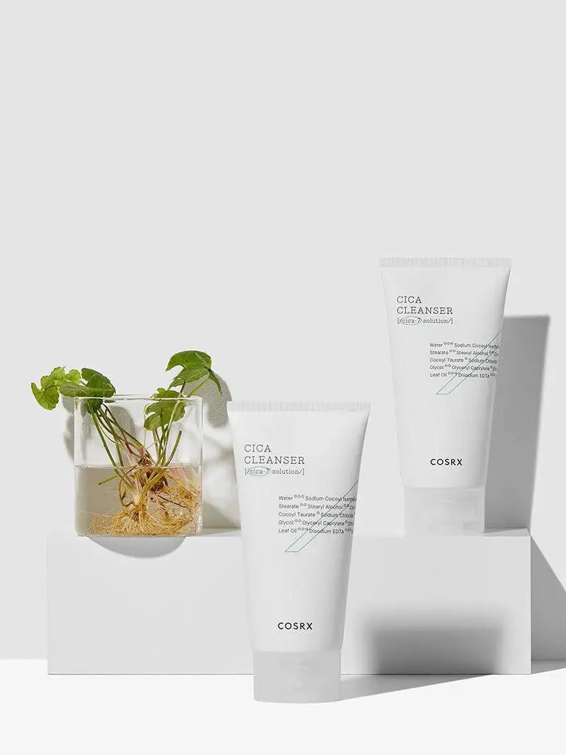 COSRX Cica Cleanser tubes en doosje, witte reiniger