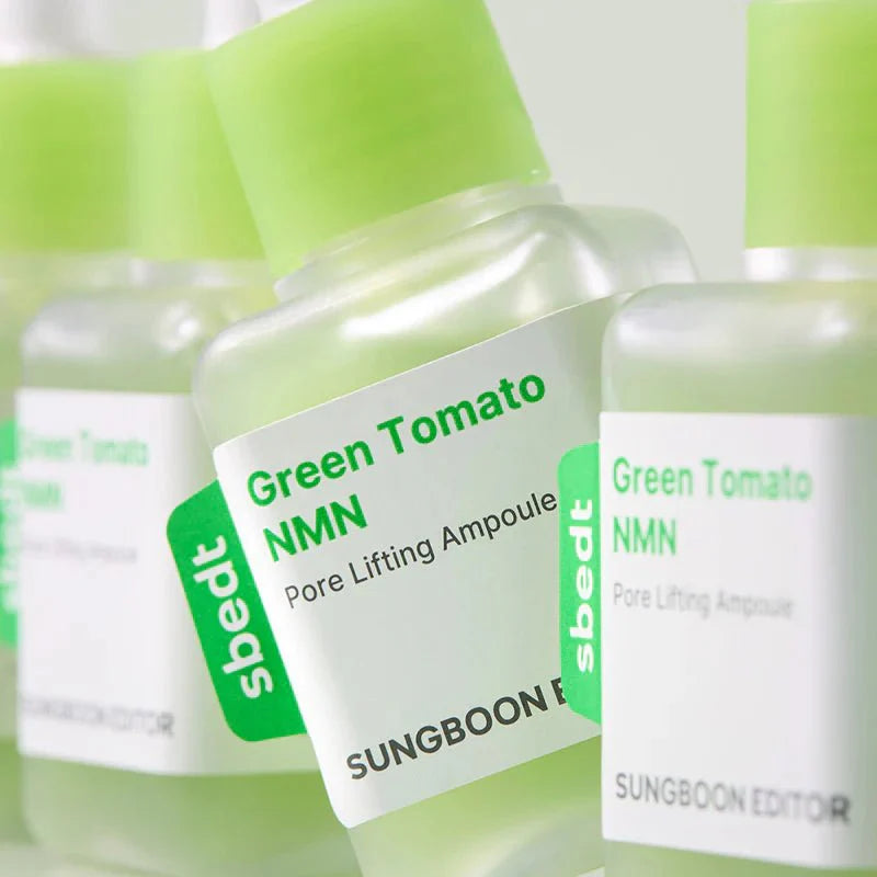 Meerdere flesjes SUNGBOON EDITOR Green Tomato NMN Pore Lifting Ampoule – meerdere flesjes