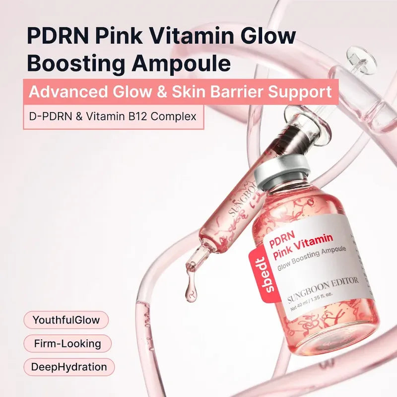 PDRN Pink Vitamin Glow Boosting Ampoule