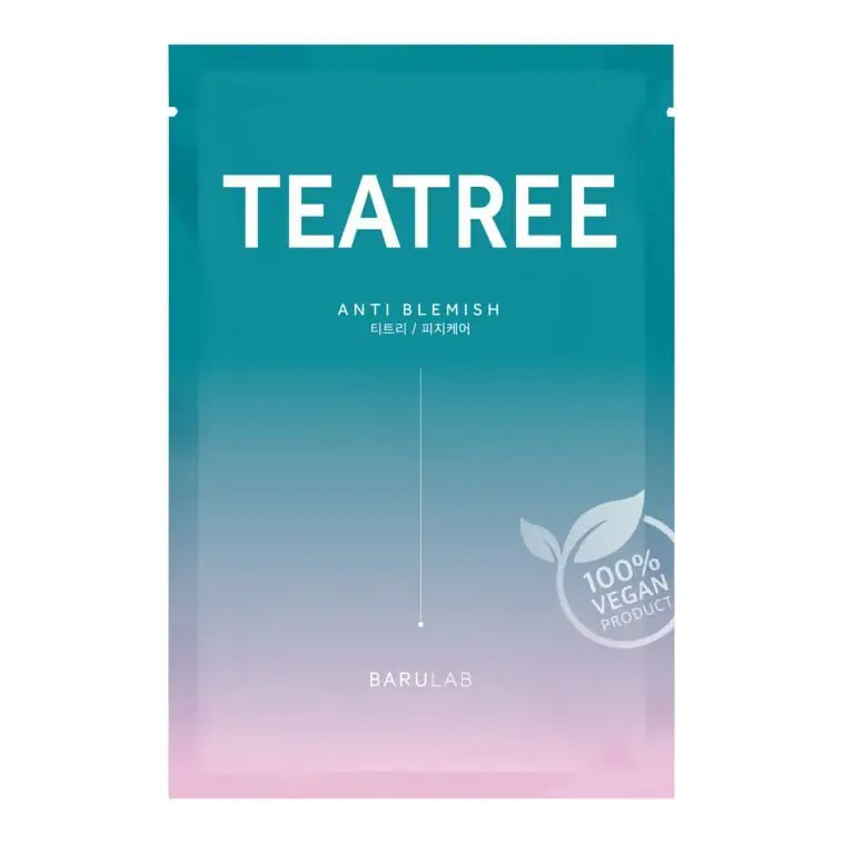 Tea tree-masker in vegan zakje